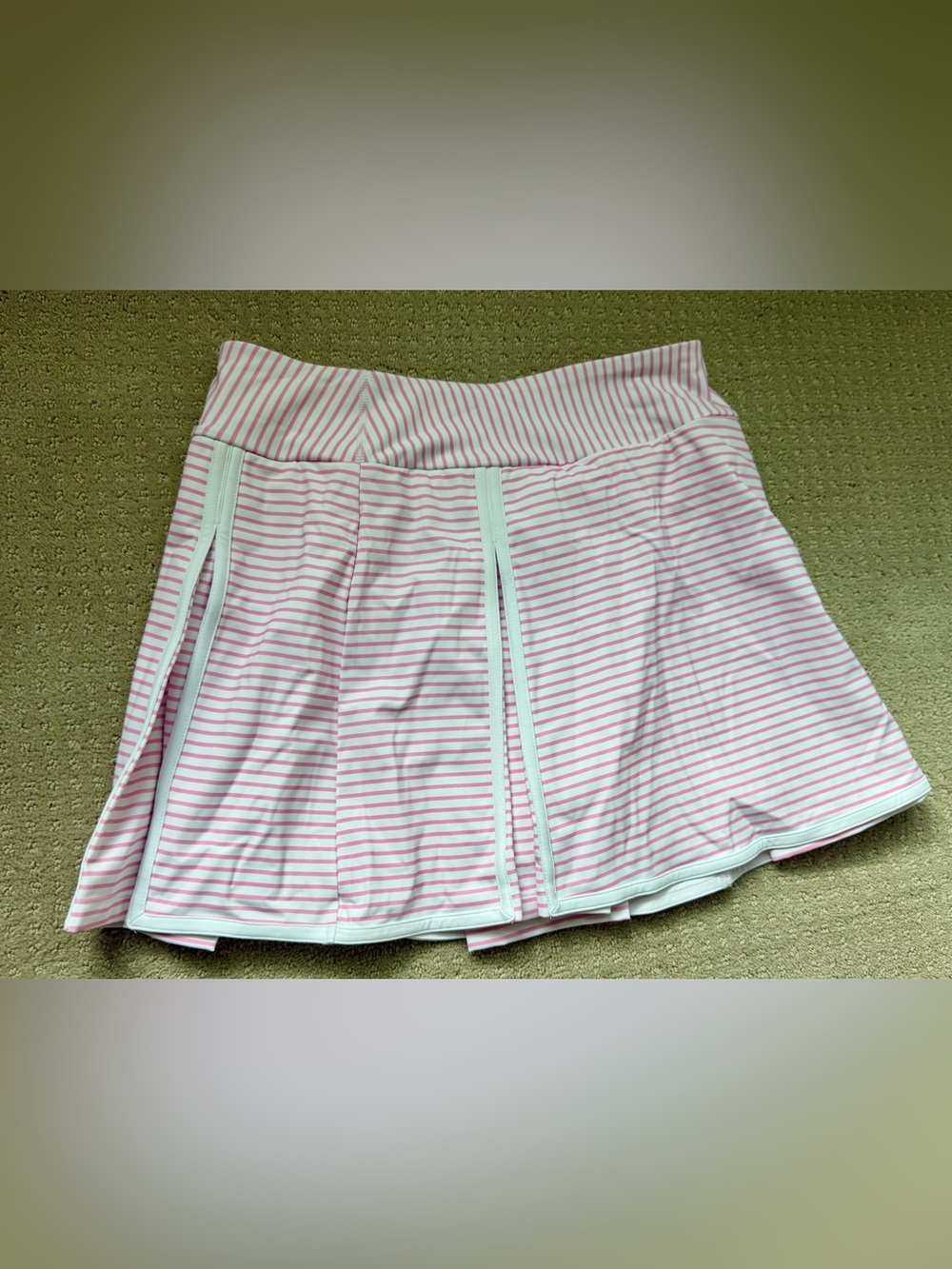 Addison Bay Pink and White Striped Swim Bottom